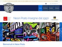 Tablet Screenshot of neonprato.com